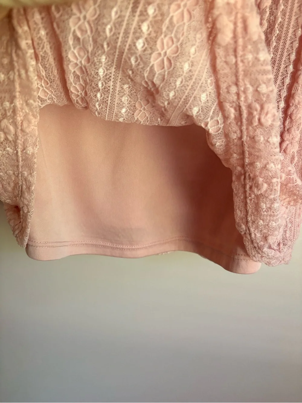 ❤️No Boundaries NWT Dusty Rose Lace Mini Dress